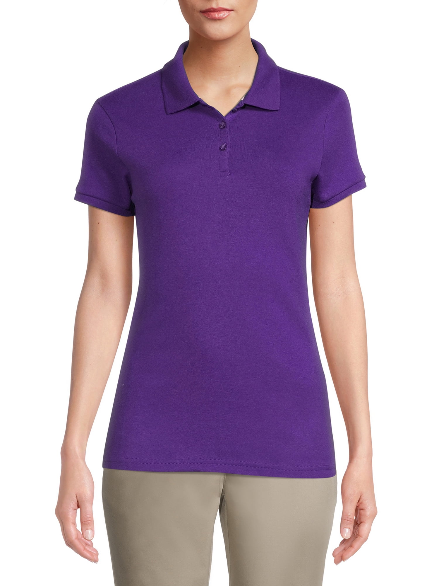 Wonder Nation - Wonder Nation Juniors' School Uniform Polo Shirt with Short Sleeves - Walmart 