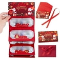 thumbnail image 5 of CCOCC 2026 New Christmas Cash Gift Envelope Christmas Money Holders with 6 Slots for Cash Surprise Money Envelopes Gift Card Women Men Girls Boys Birthday Holiday(2Pcs), 5 of 7