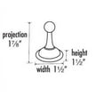 thumbnail image 2 of Alno A9280-SN Yale Robe Hook Satin Nickel, 2 of 2