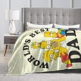 thumbnail image 4 of Simpsons Blankets Ultra Soft Flannel Blanket All Season Fuzzy Blanket Fluffy Cozy Blanket For Couch Bed Sofa 50"X40", 4 of 9