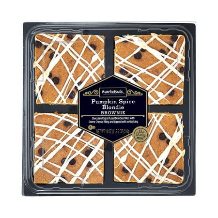 Marketside Pumpkin Spice Blondie, 18 oz, 4 Count