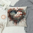 thumbnail image 2 of GOSMITH  Valentines Day Pillow Covers Red Heart Love Holiday Decorations Throw Cushion Cases for Home Room Bed Car Sofa Couch Decor,, 2 of 5