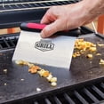thumbnail image 3 of Expert Grill Stainless Steel Metal Griddle Scraper Chopper, 3 of 5