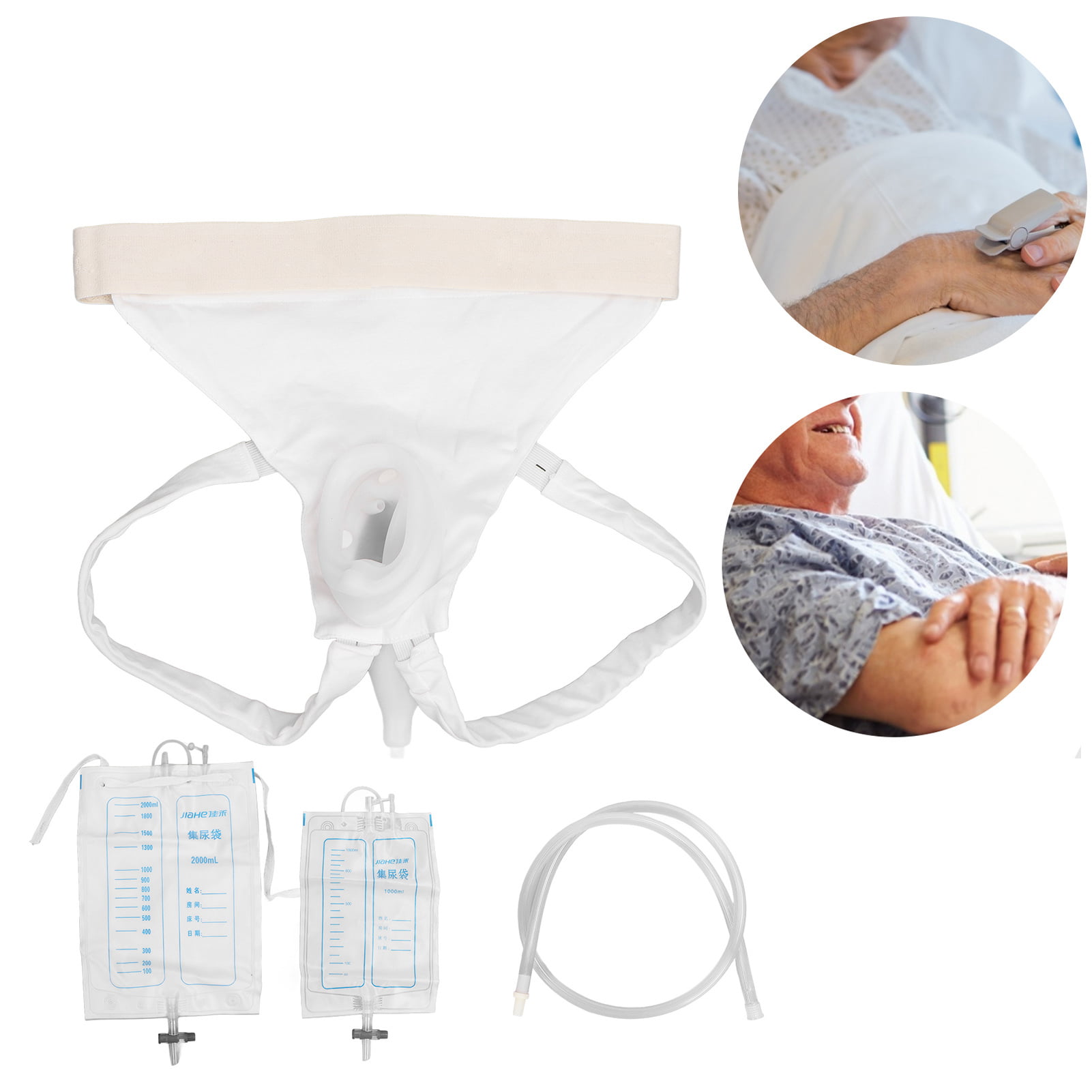 Silicone Urine Collector, 3 Type Optional With 2 Urine Catheter Bags For  Man Woman Elderly | Fruugo SA