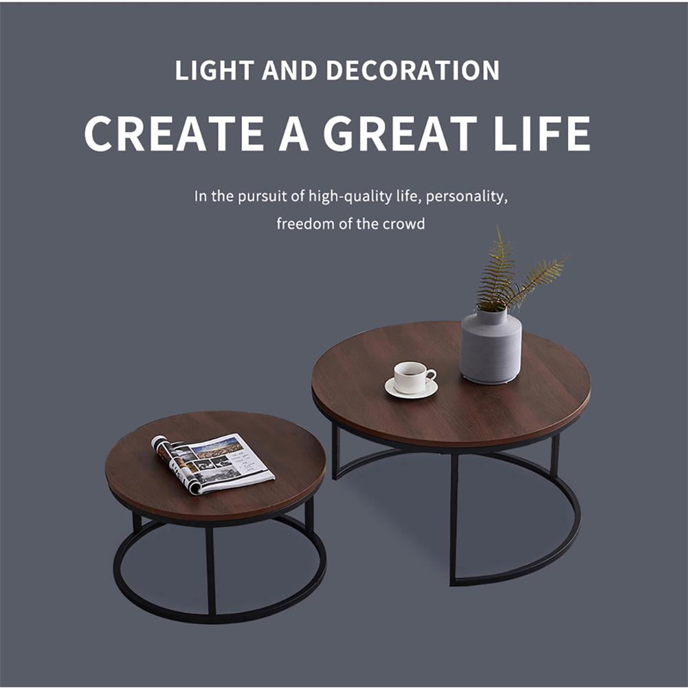 Lowestbest Marble Round Coffee Table, Modern Nesting Coffee Table for Living Room, Home Office, Set of 2 (32in + 23in) Lowestbest Marble Round Coffee Table, Modern Nesting Coffee Table for Living Room, Home Office, Set of 2 (32in + 23in)