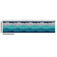 thumbnail image 2 of Ambesonne Wave Fabric by the Yard Upholstery, Ornamental Waves in Blue Tones, 10 Yards, Multicolor, 2 of 4