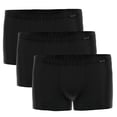 thumbnail image 1 of AMMANN Calzoncillos bóxer para hombre Pack de 3 - Retro Short Cotton & More, rayas tono sobre tono, mezcla de algodón Negro XL (X-Large), 1 of 4
