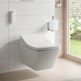 thumbnail image 2 of VANITYFAIR  Self-Adhesive Wall-Mounted Toilet Paper Holder Brushed Nickel, 2 of 5