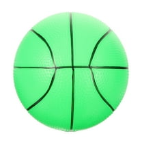 WRISTBIQUE 1Pcs Round PVC Inflatable Ball for Youth Basketball Indoor Play 8Inch