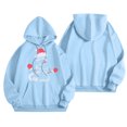 thumbnail image 1 of WILLBEST Sudadera con Capucha para Mujer, Estilo Navideño, con Estampado de Árbol de Navidad y Manga Larga Mediana, 1 of 3