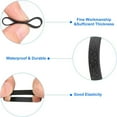 thumbnail image 3 of QZS Silicone Bands,0.5x0.2In Durable Office Elastic Wraps,200 Pack Black Strong Ties Siliconebands for Office,Home,Organization, 3 of 6