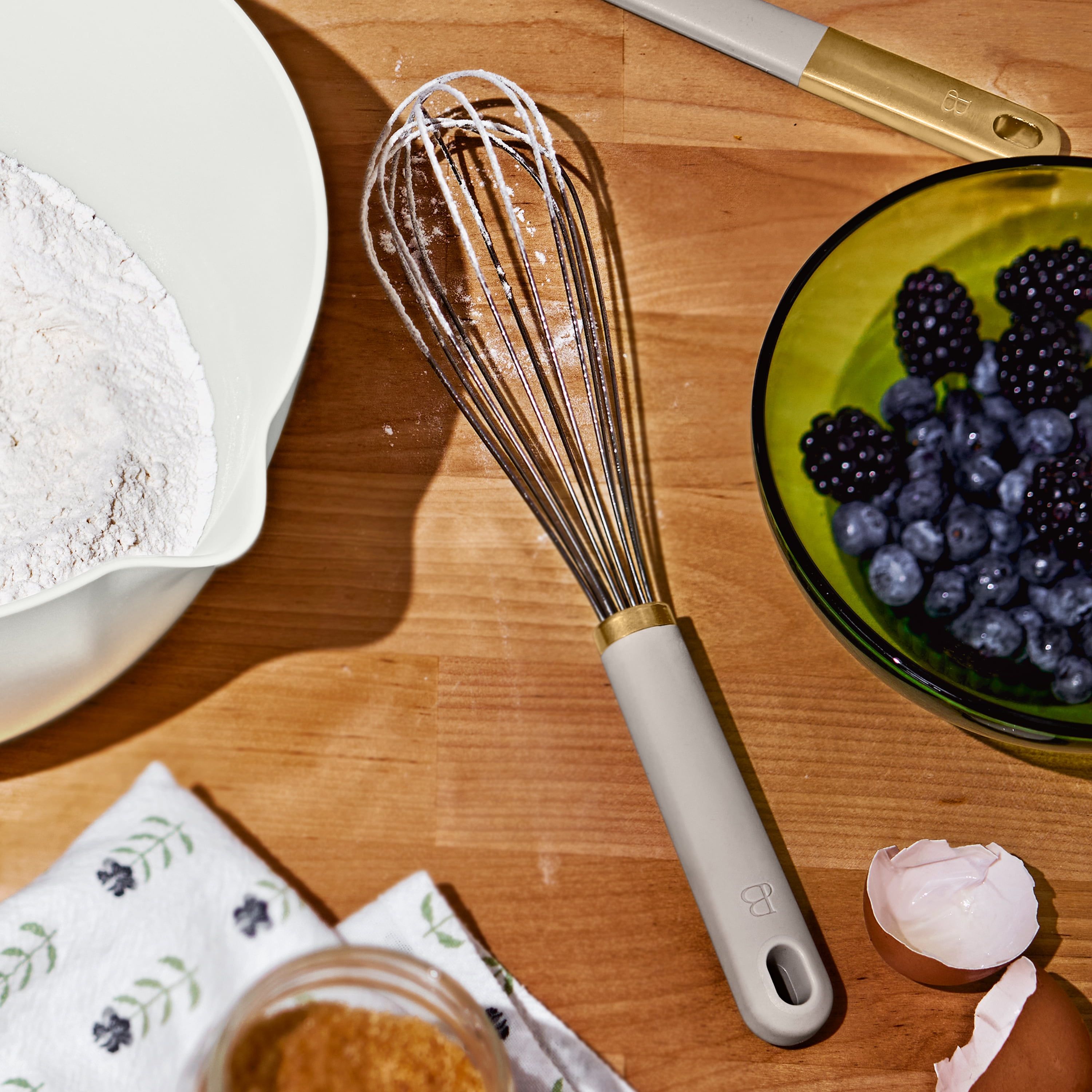Beautiful by Drew Barrymore Balloon Whisk, 11 in, Porcini Taupe