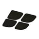 thumbnail image 2 of Ounissouiy Almohadillas antideslizantes para lavadora, 4 Uds., negras, EVA, multifuncionales, antideslizantes, almohadilla silenciosa para refrigerador Type3 NO3 Ounissouiy JJ16333-00, 2 of 6