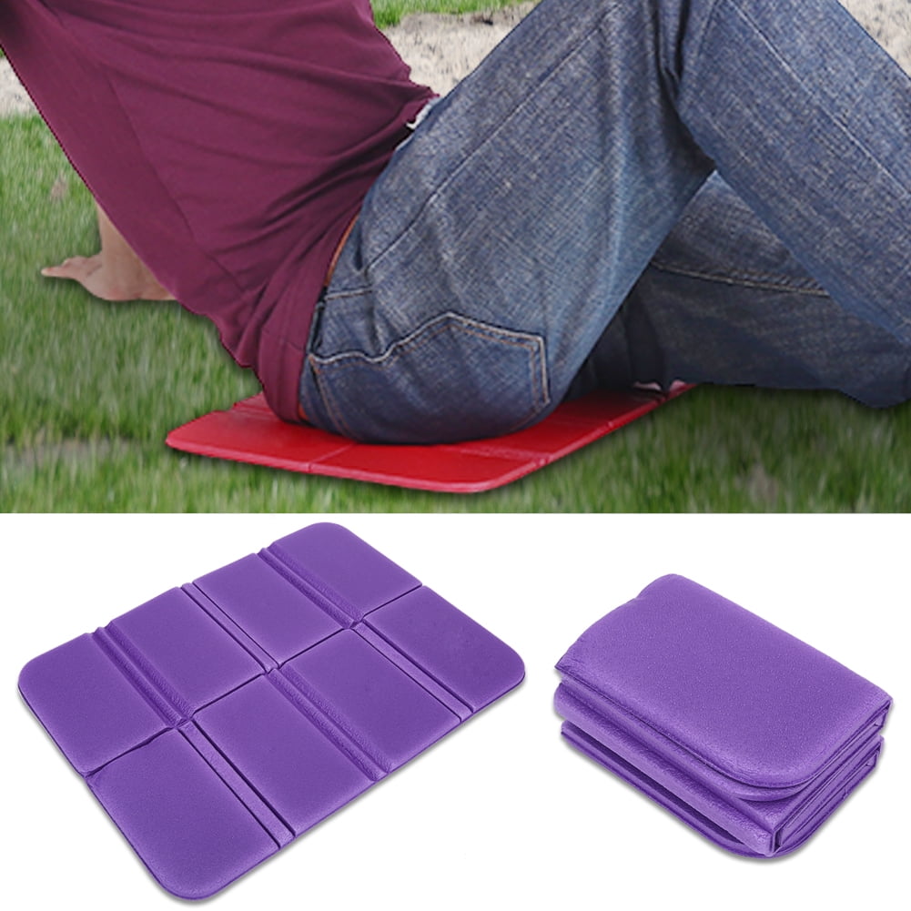 purple Jasnyfall Outdoor Portable Foldable EVA Foam Mat Waterproof Moisture-proof Cushion Seat Pad for Hiking Camping Travel Honeycomb Mat