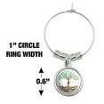 thumbnail image 4 of Tree of Life Mother Nature Wine Glass Charm Drink Marker, 4 of 4