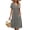 Black White Flower, variant on TARAINYA Women V Neck Short Sleeve Casual Dress with Buttons and Pockets Summer Beach Sundress