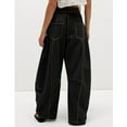 thumbnail image 2 of Lentta Womens Baggy Barrel Pants Wide Leg Lounge Drawstring Sweatpants with Pockets, 2 of 7