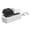 Black and white, variant on 2 Key Keyboard Press Tester Stress Relief Finger Press Clicks Toy For Adult Kids Finger Coordination Trainer Keychain