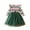 Green, variant on RXMEKW Christmas Dress for Girls With Lace Sleeves and Mesh Bow, Red and Green Velvet Holiday Party Gown With Star Print for Festive Celebrations