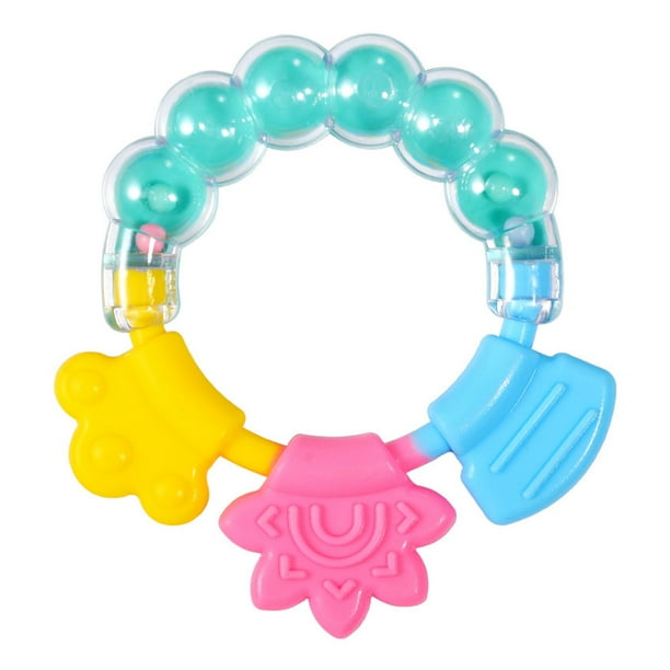 Sonajero de silicona para morder Jadeshay juguetes para la