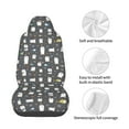 thumbnail image 4 of Fotbe Lovely Penguin Funda para Asiento de Auto con Estampado – Impermeable y Antisudor – Ajuste Universal, Lavable a Máquina, Antideslizante (1 Pieza), 4 of 5