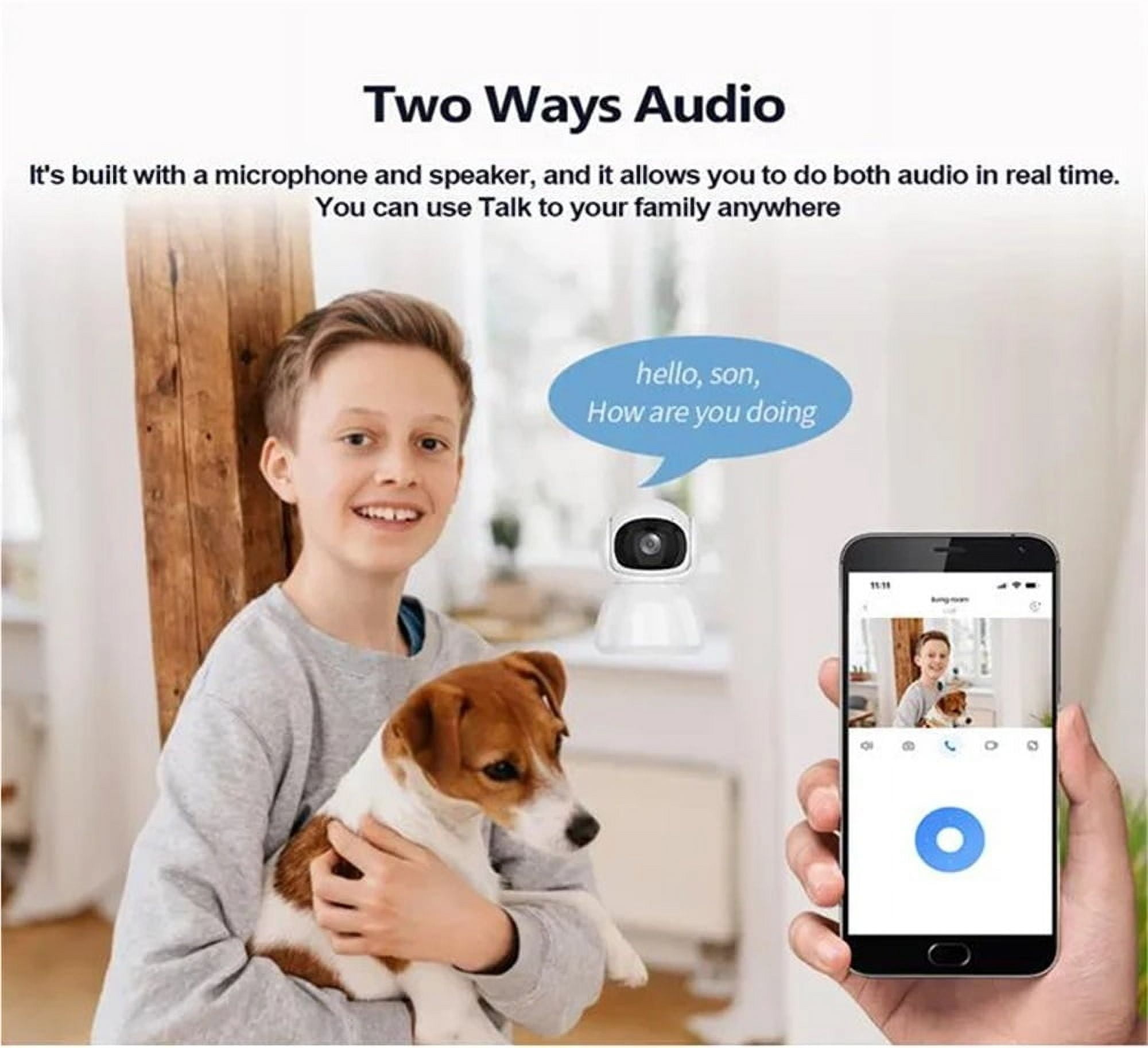 1080P HD Wireless Wifi Camera Smart Wireless Indoor IP Camera Security Surveillance CCTV PTZ Camera Baby Monitor