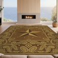 thumbnail image 2 of Design&I 9'x12' Washable Area Rug Giant Skid-Resistant Bandana Motifs Border Distressed Lone Southwestern Repeat Vintage Flowing for Great Room, Large Living, 2 of 7