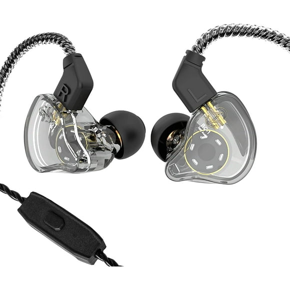CCZ Earphones Headphones Yinyoo Melody in-Ear Earphones Wired with Microphone Monitor Earbuds IEM HiFi Bass with 1DD