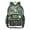 Chickens and Flowers Pattern, variant on PVC Transparent Backpacks Clear Backpack for Travel and Outings Blue Crab and Shells