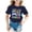 Navy, variant on ibiyuan First Day Of School Shirt Toddler Girl Funny Short Sleeve Back To School Shirt for Teen Girls Kids Embroidered T-Shirt Letter Print Tees Top Trendy Kindergarten Here I Come