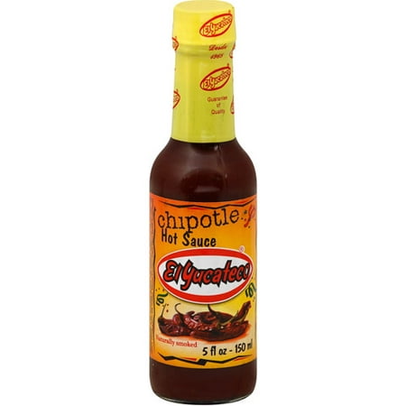 El Yucateco Chipotle Hot Sauce, 5 oz (Pack of 12)