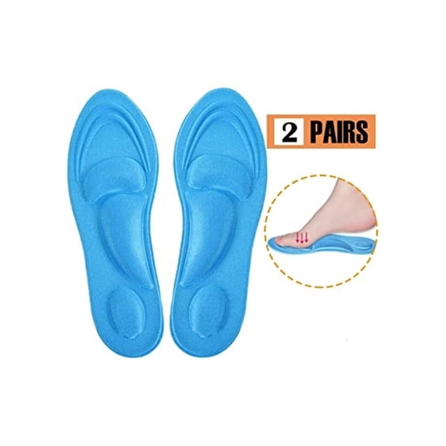 Pack de 2 pares de plantillas con forma de arco metatarsiano