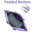 thumbnail image 6 of Carry on Underseat Bag Airplane Approved for Travel, Duffel Bag with Adjustable Straps & Wet Pocket for Women and Men for Weekender Gym, 30L, Purple, 6 of 8
