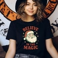 thumbnail image 3 of Believe in the Magic Shirt | Santa Claus Graphic Tee | Unisex Casual T-Shirt, Ash, Size M, 3 of 6