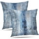 thumbnail image 1 of Funda de almohada con diseño de arte abstracto, galería de cojines decorativos modernos, funda de cojín para dormitorio, sofá, sala de estar, 18.0 x 18.0 in, juego de 2 Vhermosa Cojines, 1 of 5