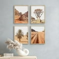 thumbnail image 2 of PixonSign Framed Wall Art Red Desert Canyon Fountain Prints, Set of 4 Valley Tree Southwest Wall Decor Arts, Nature Photo Wall Décor, Adhesive Canvas Poster, Modern Home Artwork - 11"x14" Natural, 2 of 5