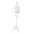 thumbnail image 1 of Jaula de Pájaro de Metal Zulema Miniatura Dollhouse Birdcage, 1 of 6