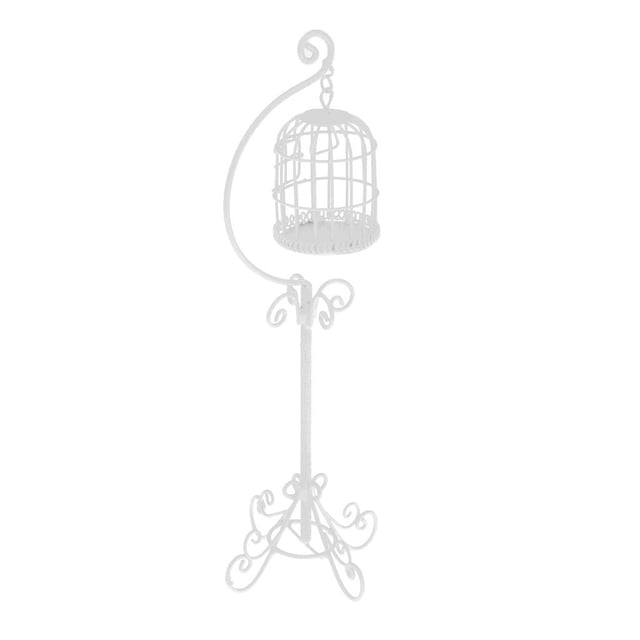 Jaula de Pájaro de Metal Zulema Miniatura Dollhouse Birdcage