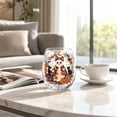 thumbnail image 2 of Cute Ghost Pumpkin 2D Decal Stemless Wine Glass, Fall Halloween Rhinestone Pattern Clear Tumbler Cup, Multi-purpose Transparent Glass Drinkware, 14.2 Oz 1 Pack, 2 of 7