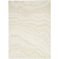 thumbnail image 2 of Nourison Graceful 5'3" x 7'3" Ivory Modern Indoor Rug, 2 of 8