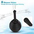 thumbnail image 6 of FIDECH 11.5 Oz Anti Back-Flow Anal Douche for Men Women Private Hygienic, Large Capacity Leakproof Enema Bulb with 8 Shower Holes and Soft Nozzle for Colon Detox and Constipation, Reusable, 6 of 7