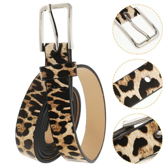 SEWCHICS Leopard Animal Print Belt for Women, Fashion Casual Accessory, Stylish Gift for Women, 1 Piece