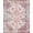 Mauve Grey, Pattern 2, variant on ODIKA Mauve Boho Vintage Distressed Border Southwestern Farmhouse Scroll for King Size Bedroom, Master Suite, Under Bed, Foldable Easy Care
