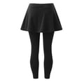 thumbnail image 4 of Calzoncillos de felpa Gibobby para mujer Ropa interior navideña Pantalones térmicos falsos de dos piezas negro S, 4 of 5