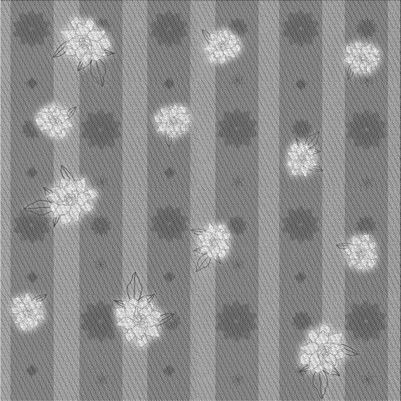 Ahgly Company Machine Washable Indoor Square Transitional Dark Gray Area Rugs, 4' Square