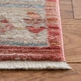 thumbnail image 5 of SAFAVIEH Kenitra Jermaine Floral Bordered Polyester Area Rug, Red/Beige, 3' x 5', 5 of 9