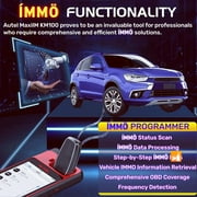Autel Scanner MaxiIM KM100 OBD2 Diagnostic Scan Tool, Key Fob Pr0gramming Tool 2026 OBD Learning for 95% Vehicles Covered