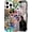 Brown, variant on for iPhone 15 Pro Max Case with Chic Floral Design, Cute Aesthetic Flower Magnetic Phone Cover for Women Girls, Stylish Protective Case for iPhone 15 Pro Max, Blue