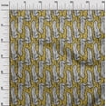 thumbnail image 3 of oneOone Rayon Yellow Fabric African Craft Projects Decor Fabric Printed By The Yard 56 Inch Wide, 3 of 4