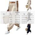 thumbnail image 3 of Khunlpohl Womens Sweatpants Elastic High Waist Loose Joggers Trousers Solid Color Lightweight Casual Pants with Pockets, 3 of 5